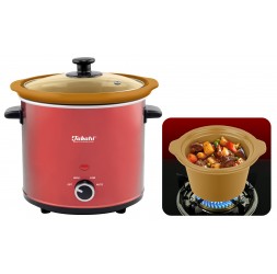 Electric Crockery Pot, 3.5-Litre - Heat-Resistant Ceramic Pot