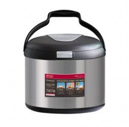 Energy-Saving Thermal Cooker With Warmer, Size: 6.0-Litre + 2.5-Litre